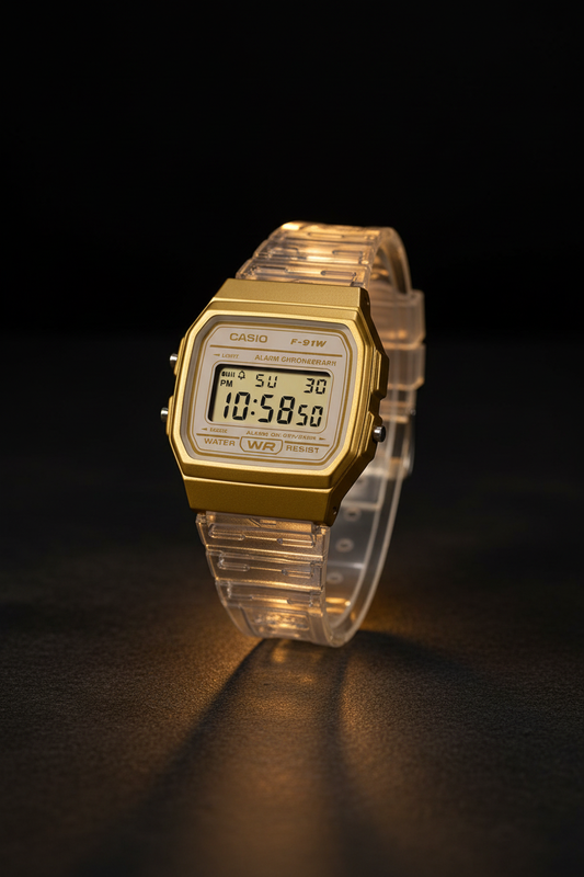 Reloj Casio Vintage F-91WS-7A2 Dorado