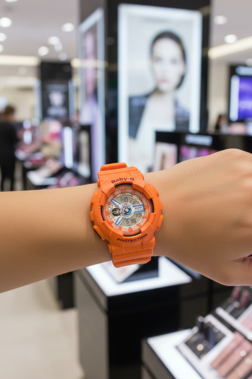 Reloj Casio Baby-G BA-110SN-4A Naranja