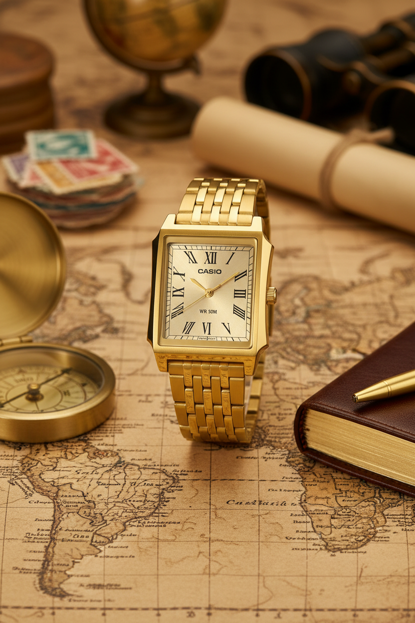 Reloj Casio MTP-B190G-9BV Dorado