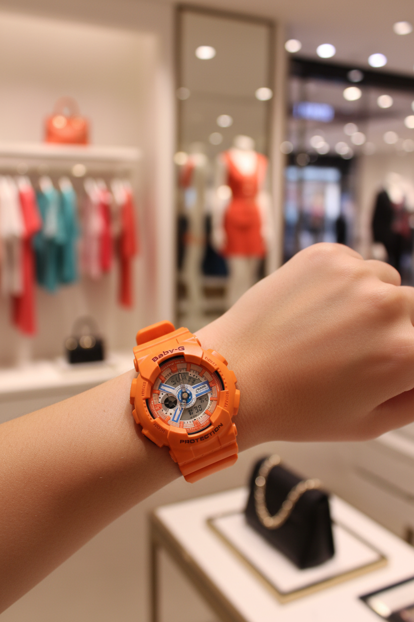 Reloj Casio Baby-G BA-110SN-4A Naranja