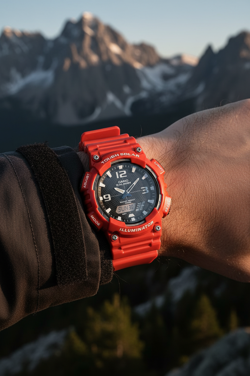 Reloj Casio AQ-S810WC-4AV Rojo