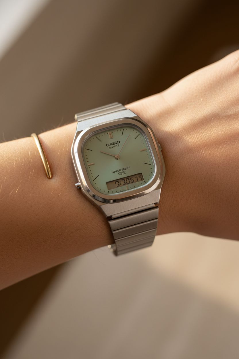 Reloj Casio Vintage AQ-240E-2A Verde