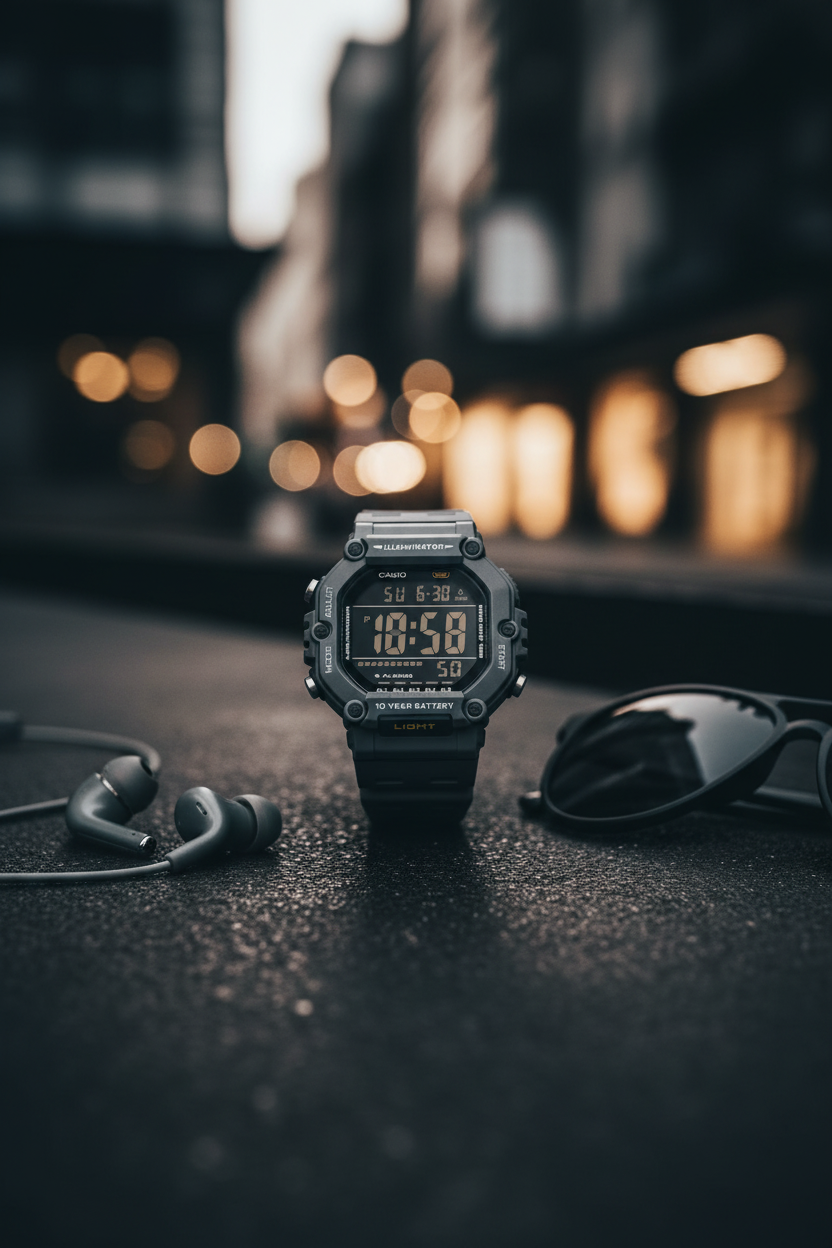 Reloj Casio AE-1600H-8BV Gris