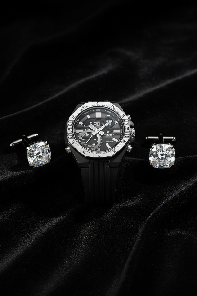 Reloj Casio Edifice ECB-10TP-1A Negro
