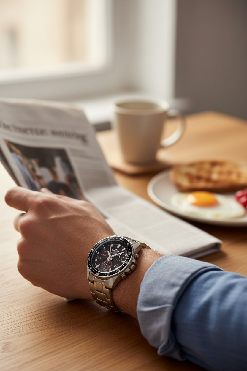 Reloj Casio Edifice EFV-540D-1AVU Negro