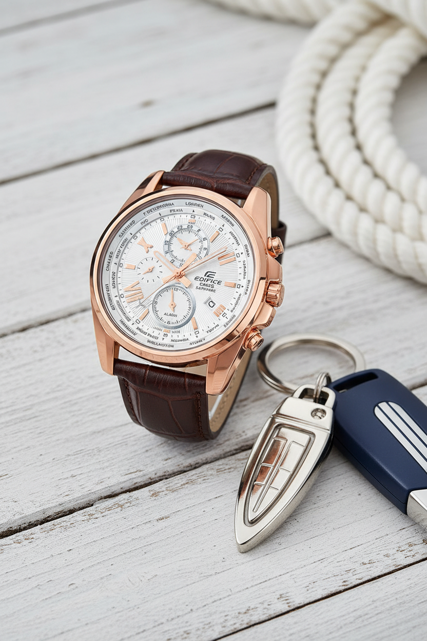 Reloj Casio Edifice EFB-301JL-7A Blanco