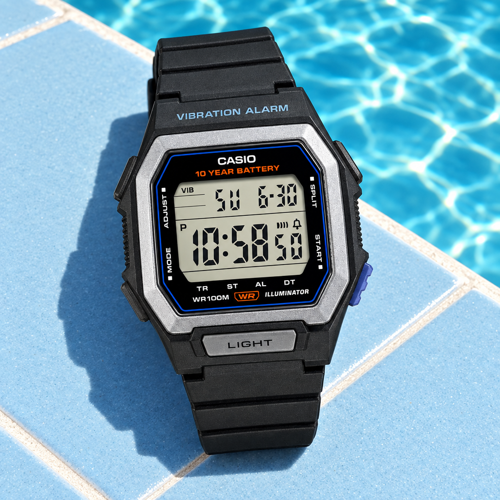 Reloj Casio W-738H-1AV Negro