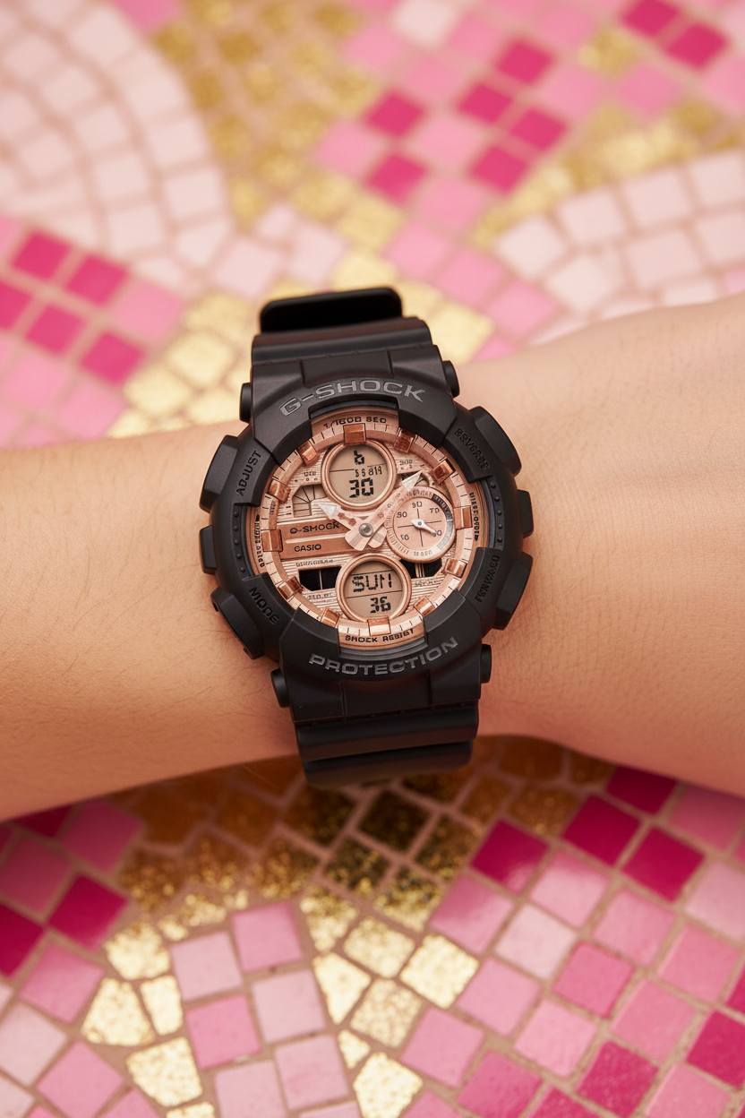 Reloj Casio G-Shock GMA-S140PG-1A Negro