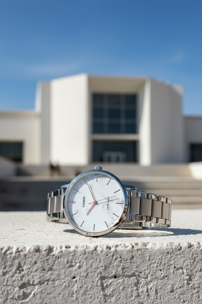 Reloj Casio MTP-VT01DM-7AU Blanco