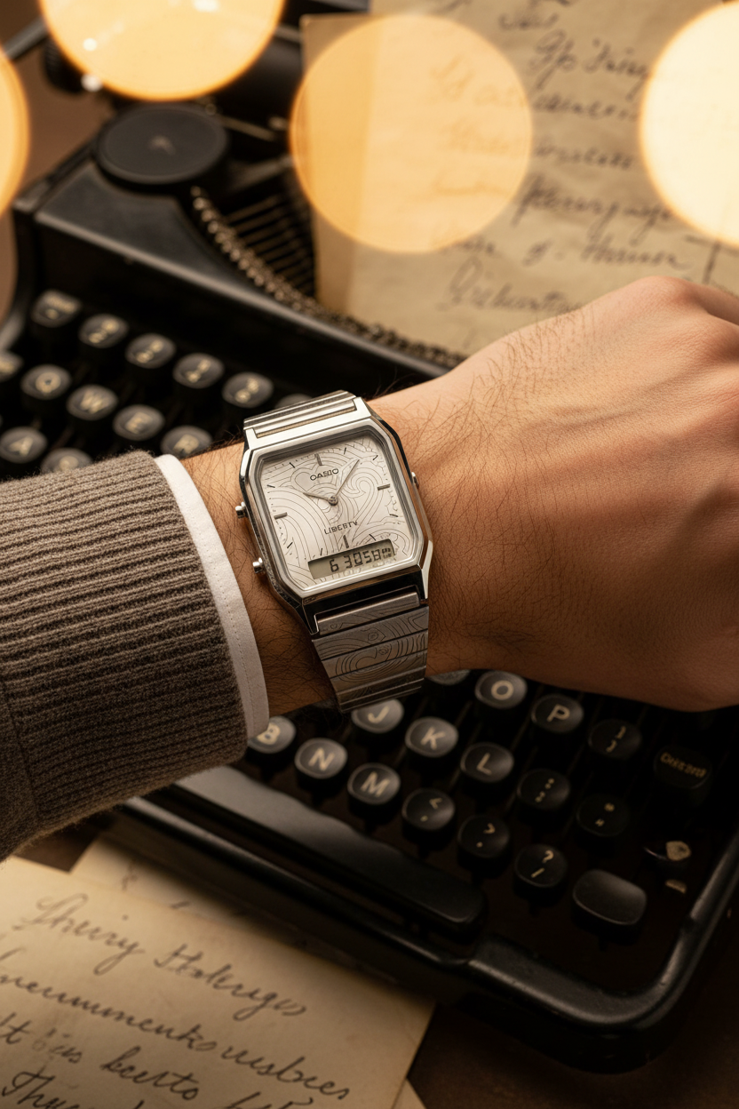 Reloj Casio Vintage AQ-230ELT-7A Plateado