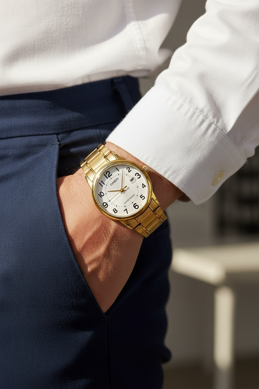 Reloj Casio MTP-V002G-7B2U Dorado