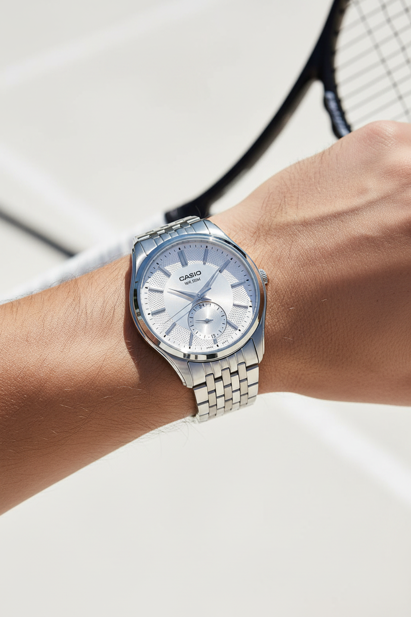 Reloj Casio MTP-B315D-7AV Blanco