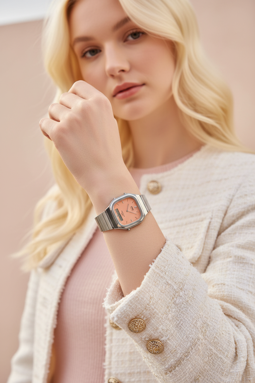 Reloj Casio Vintage AQ-240E-4A Rosado