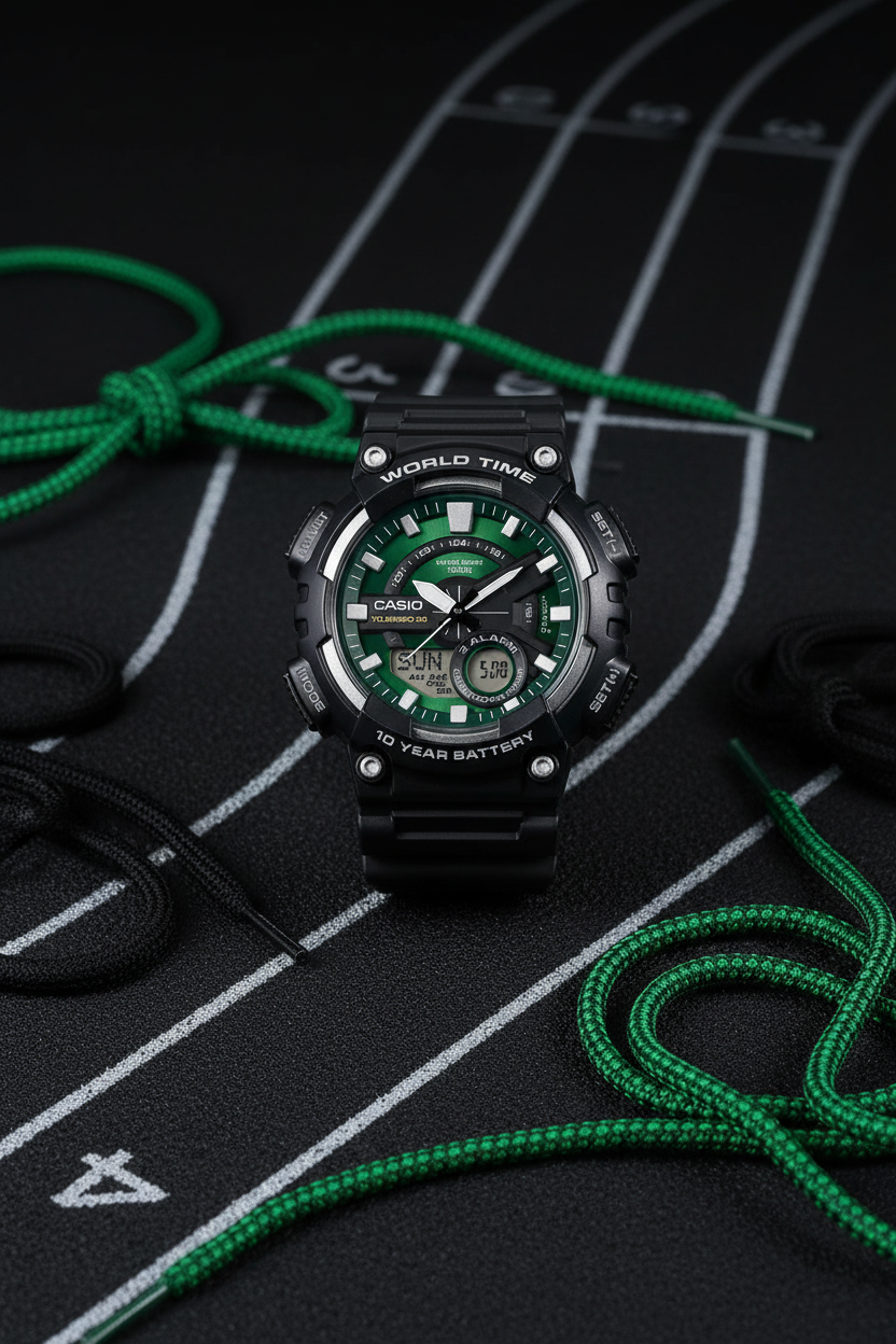 Reloj Casio AEQ-110W-3A2V Verde