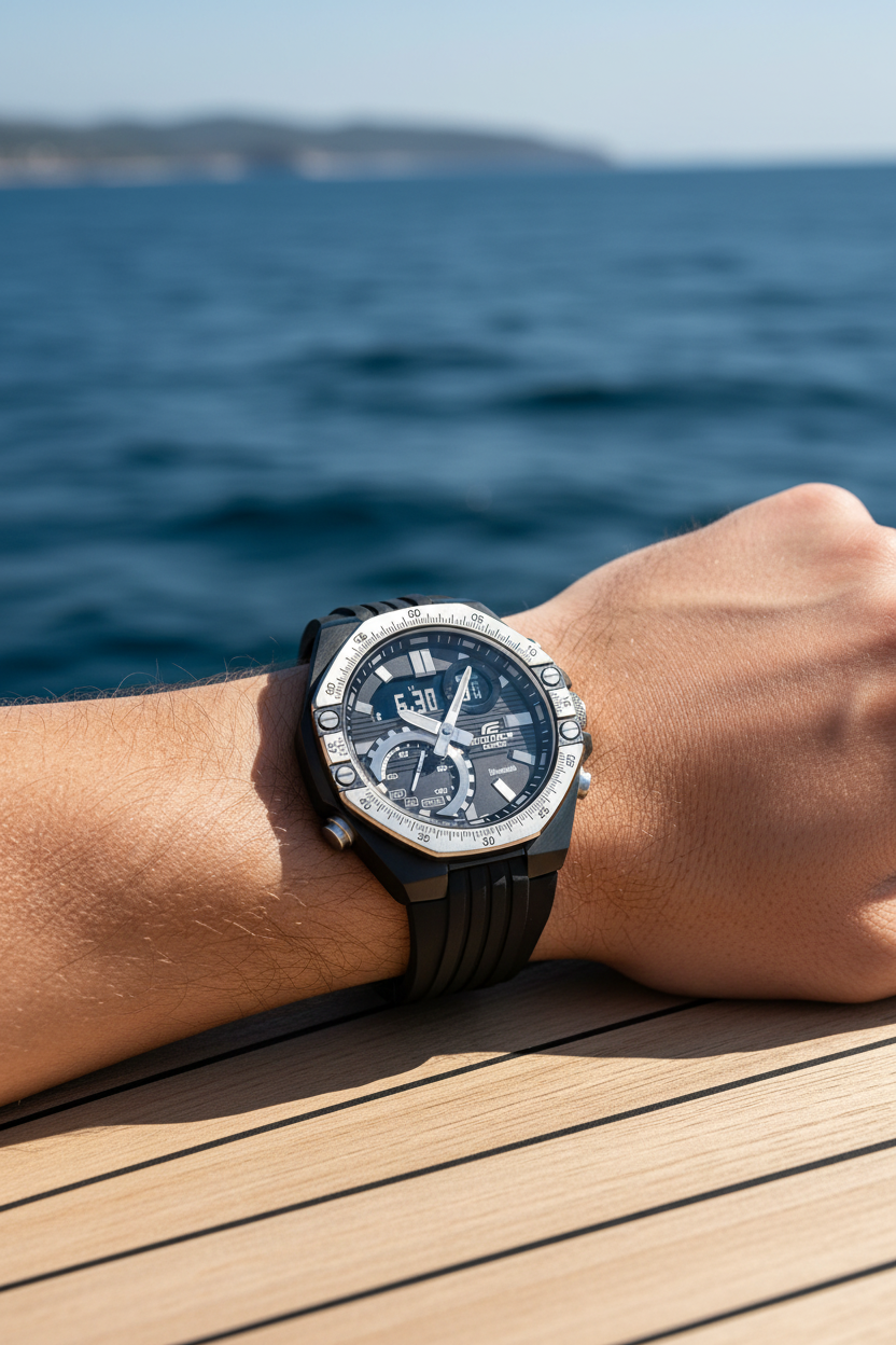 Reloj Casio Edifice ECB-10TP-1A Negro