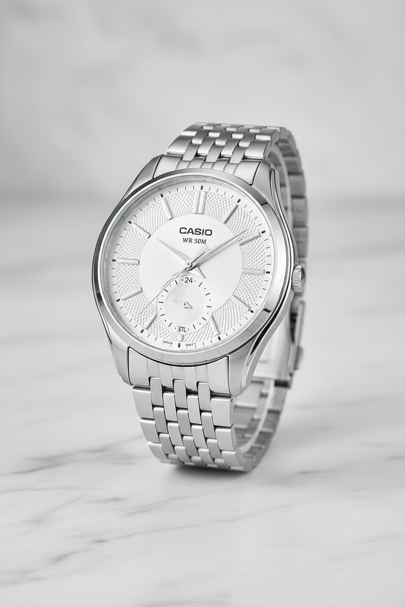 Reloj Casio MTP-B315D-7AV Blanco