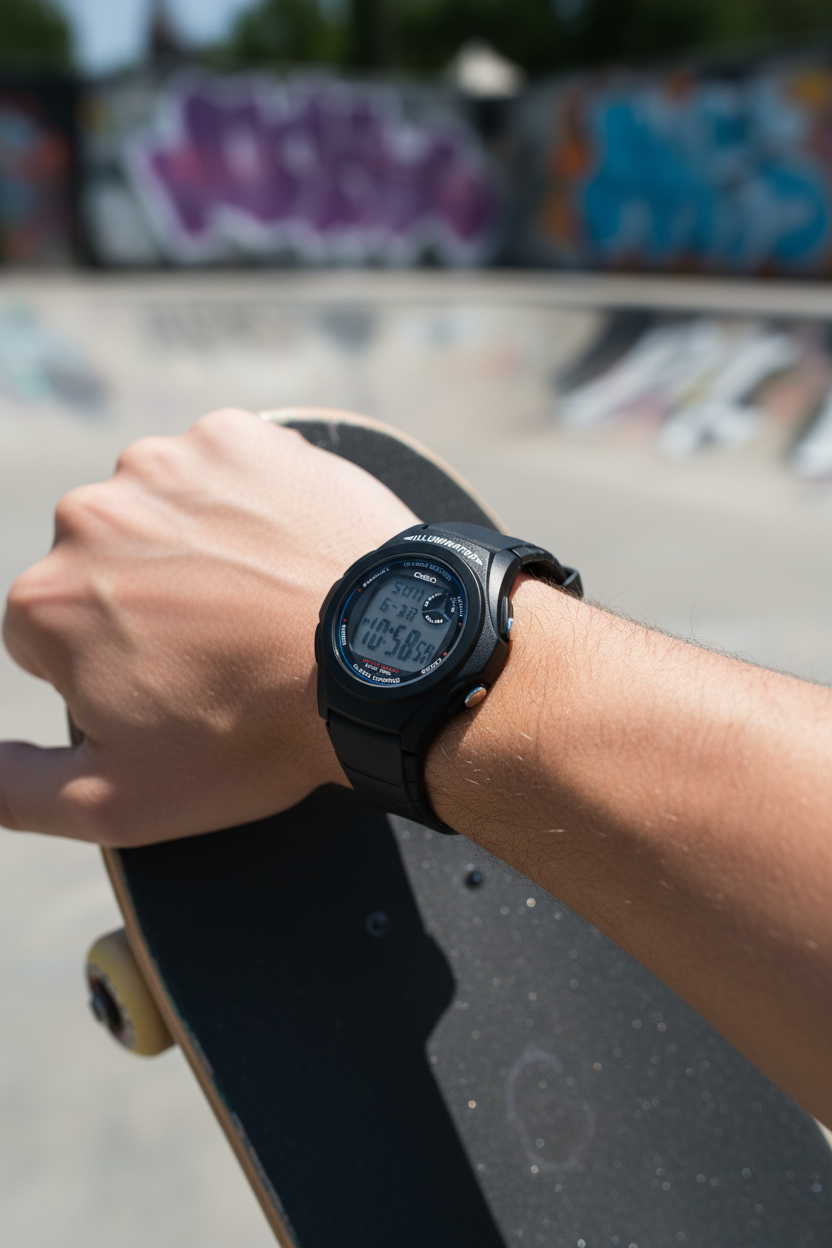 Reloj Casio F-200W-1A Negro
