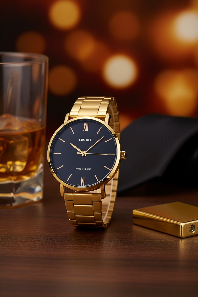 Reloj Casio MTP-VT01G-1BU Dorado