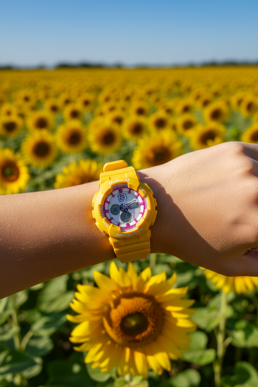 Reloj Casio Baby-G BA-120-9B Amarillo