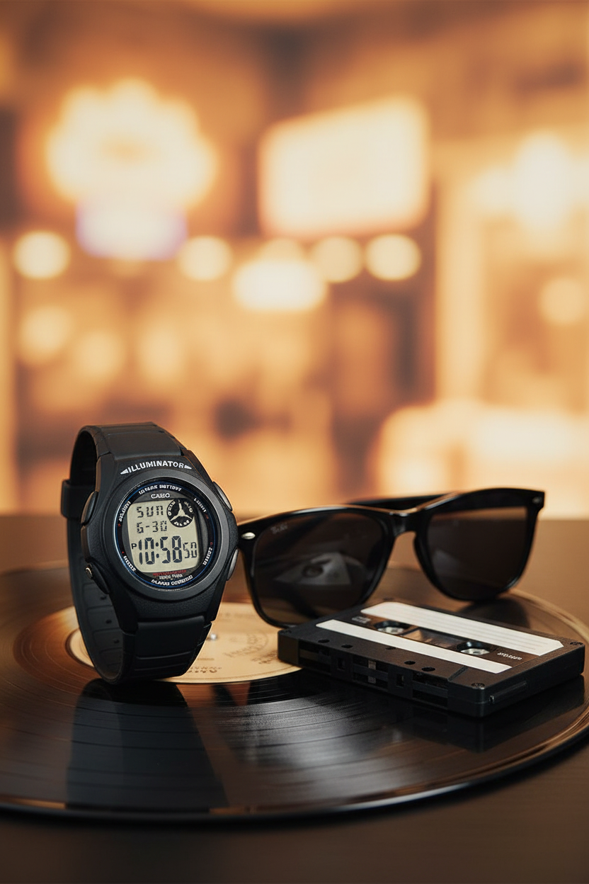 Reloj Casio F-200W-1A Negro