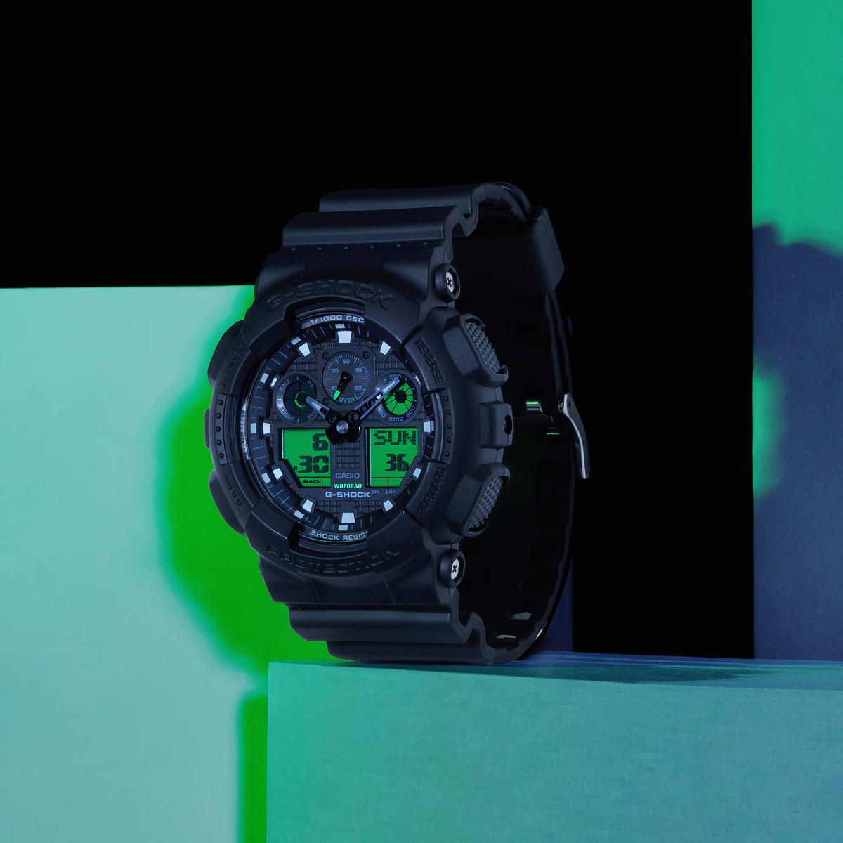Reloj Casio G-Shock GA-100BEG-1A Negro