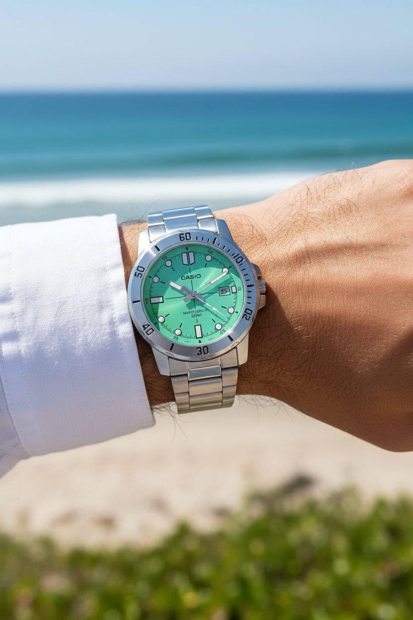 Reloj Casio MTP-VD01D-3E1VU Verde
