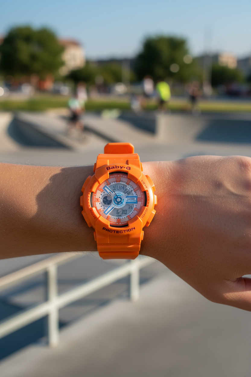 Reloj Casio Baby-G BA-110SN-4A Naranja