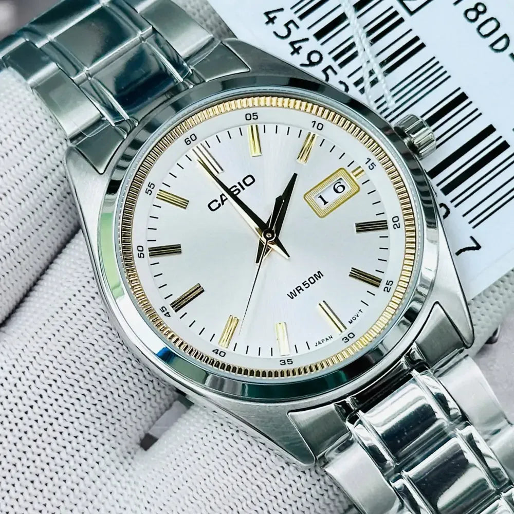 Reloj Casio MTP-B180D-7AV Blanco