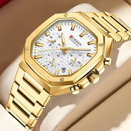 Reloj Curren Ref.890 Dorado/Blanco