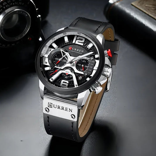 Reloj CURREN REF. 627 Negro/Plata