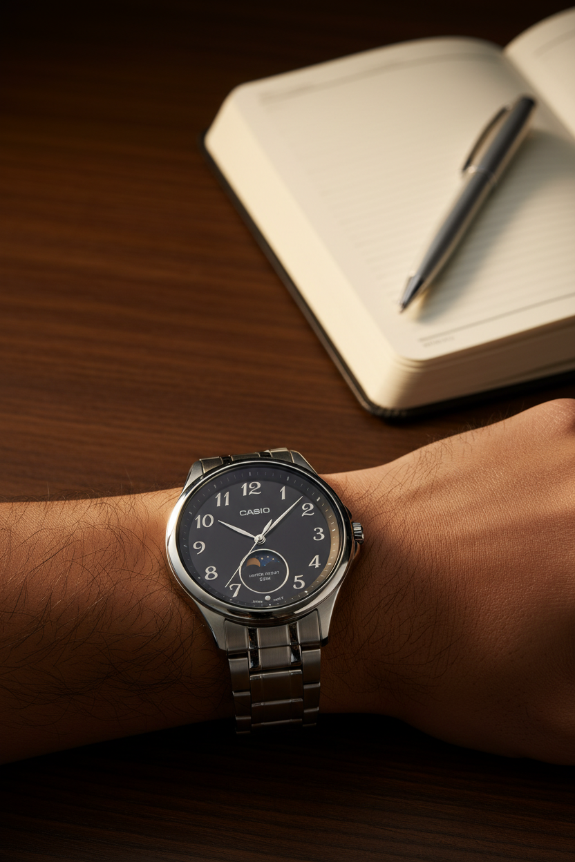 Reloj Casio MTP-M110D-1AV Negro