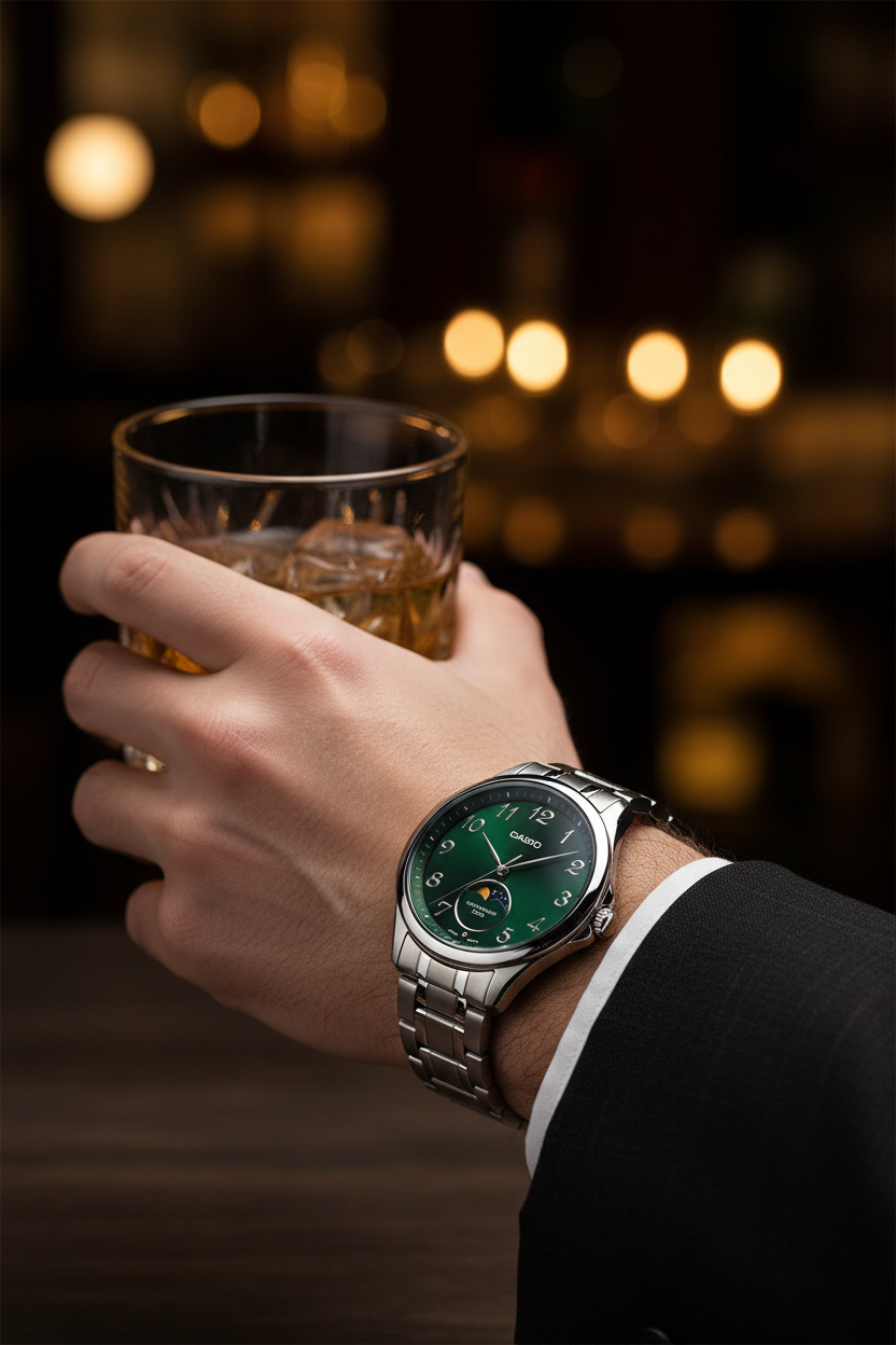 Reloj Casio MTP-M110D-3AV Verde