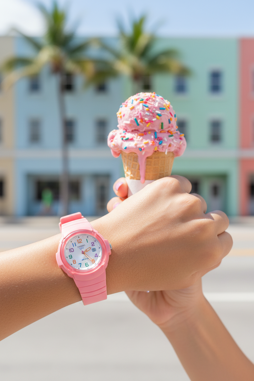 Reloj Casio LX-800H-4AV Rosado