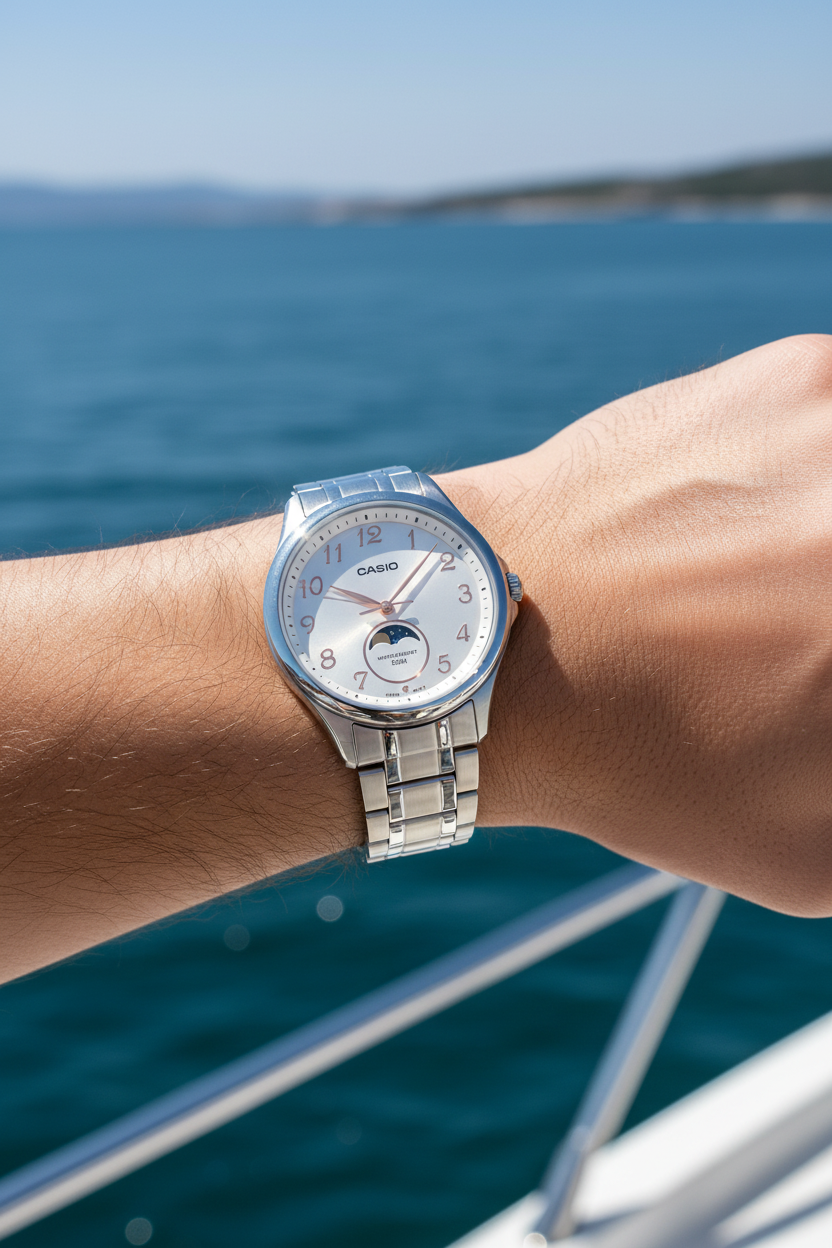 Reloj Casio MTP-M110D-7AV Blanco