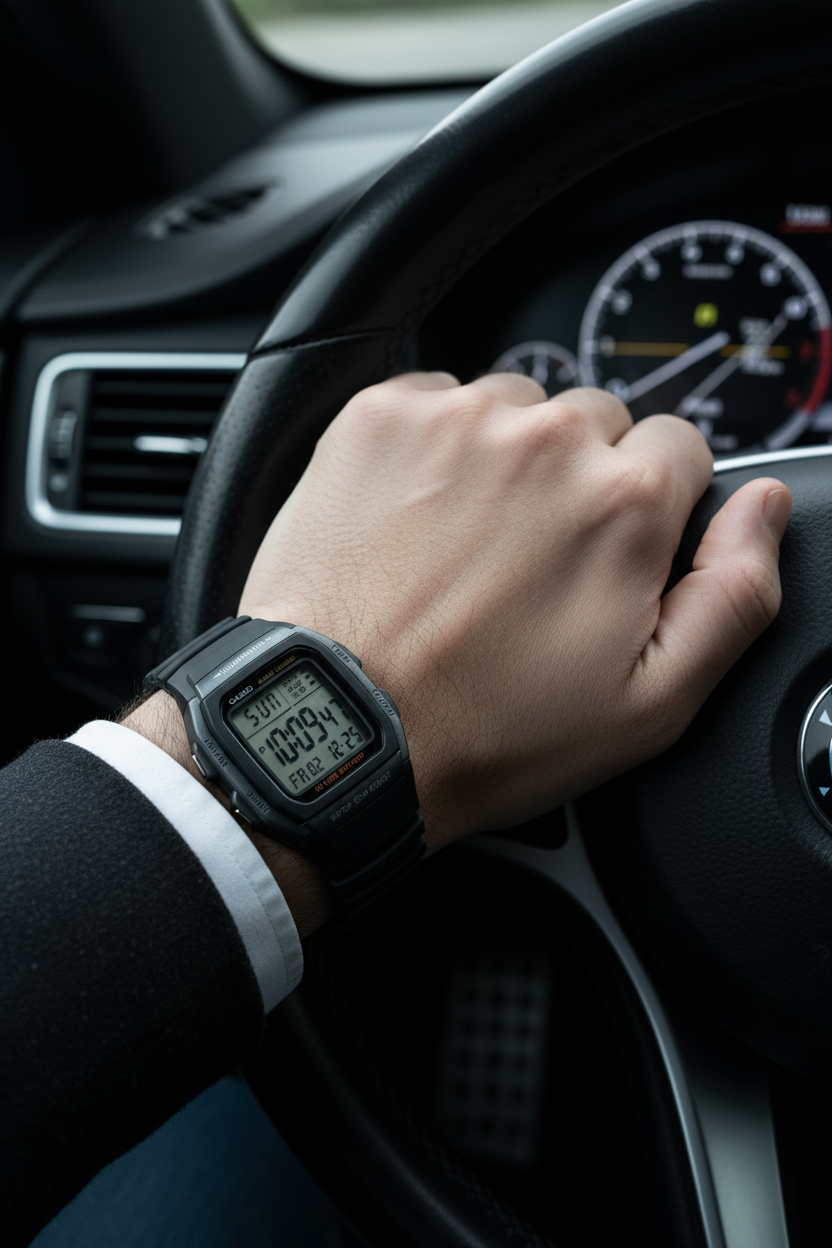 Reloj Casio W-96H-1BV Negro