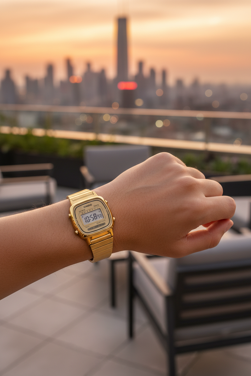 Reloj Casio Vintage LA670WGA-9 Dorado