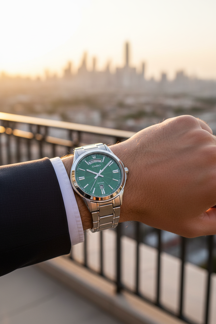 Reloj Casio MTP-1381D-3AV Verde