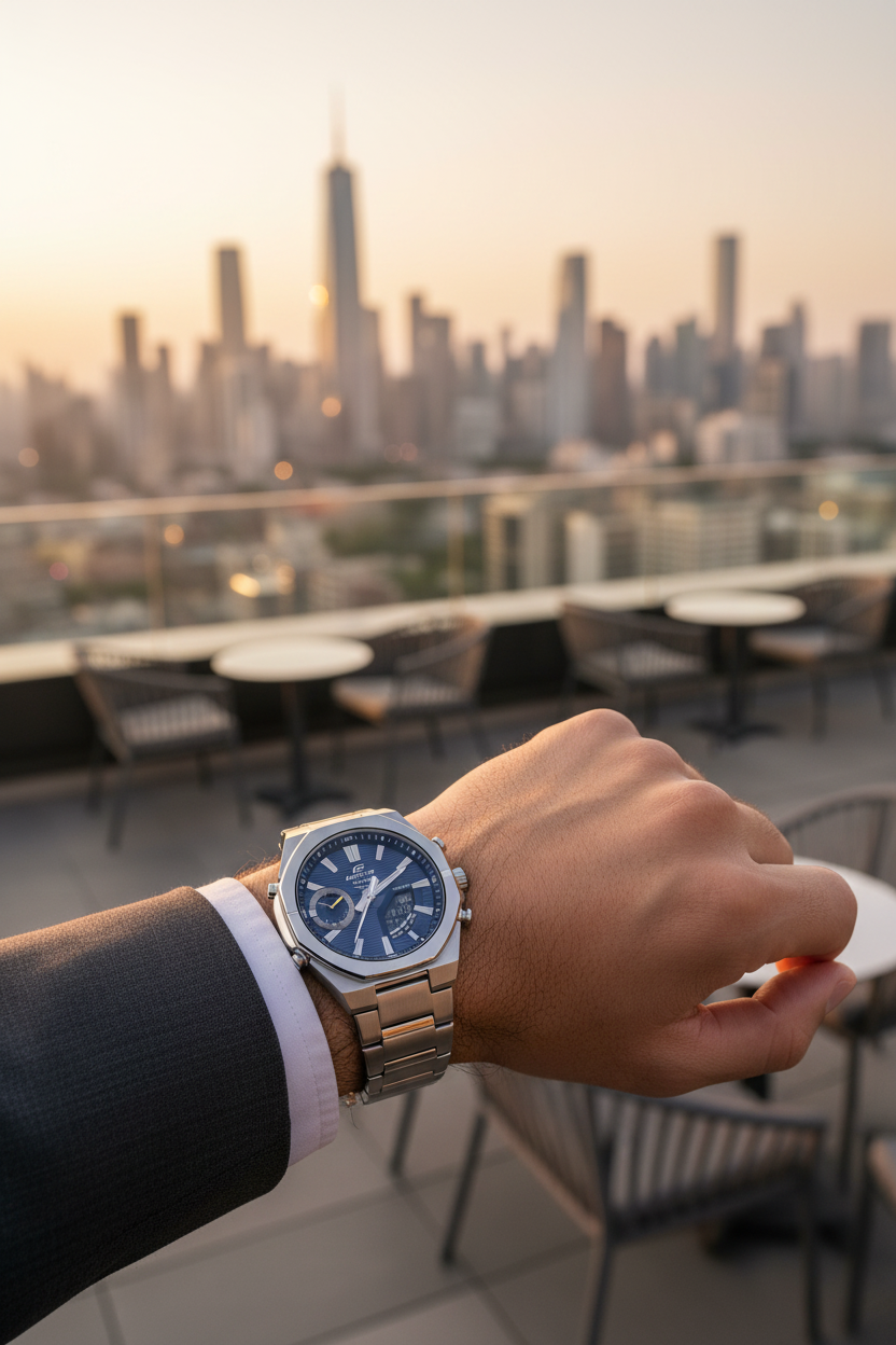 Reloj Casio Edifice ECB-S10D-2A Azul