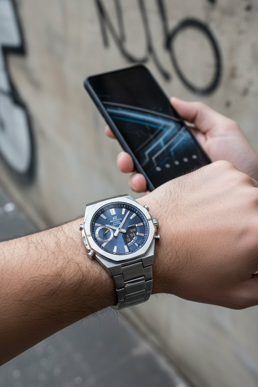 Reloj Casio Edifice ECB-S10D-2A Azul