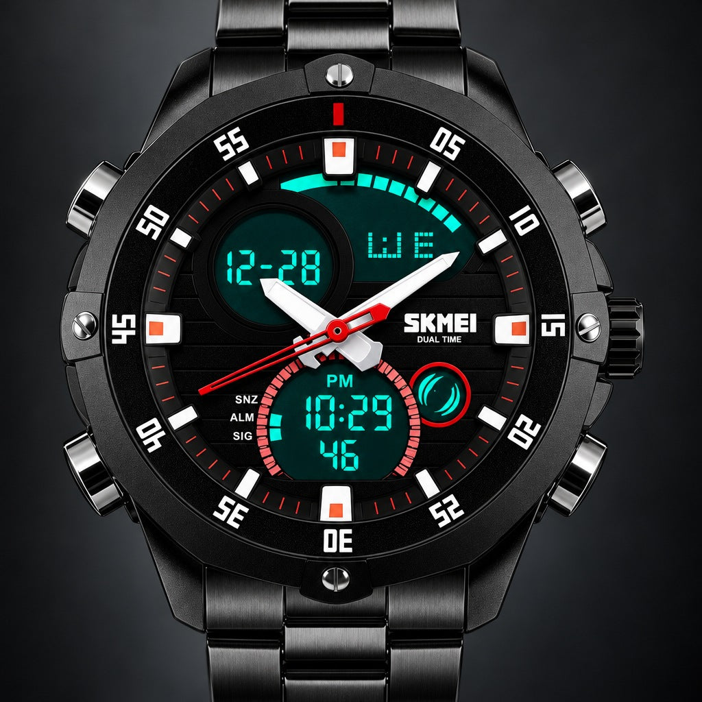 Reloj Scottie 1146 Negro – detalle del dial