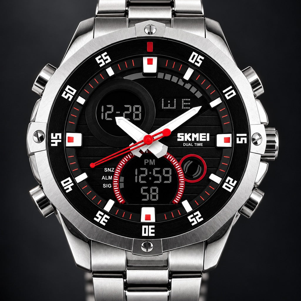 Reloj Scottie 1146 Plata – detalle del dial