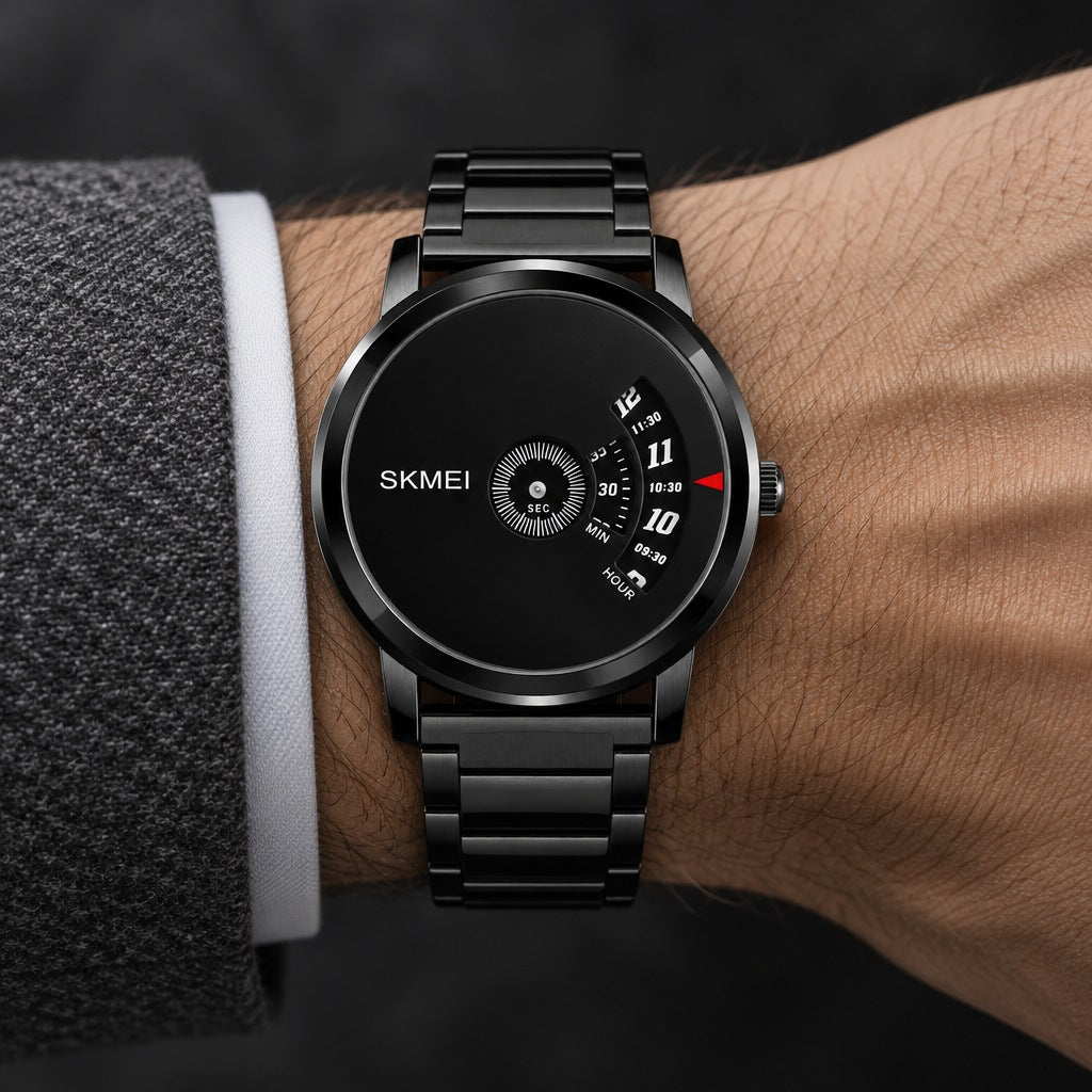Reloj Skmei 1260 Negro Exótico – en la muñeca