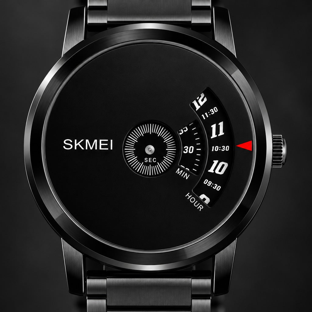 Reloj Skmei 1260 Negro Exótico – detalle del dial