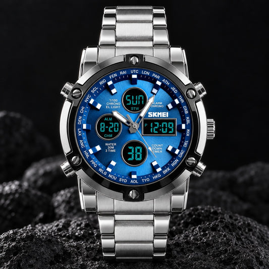 Reloj Scottie 1389 Plata Azul – foto principal