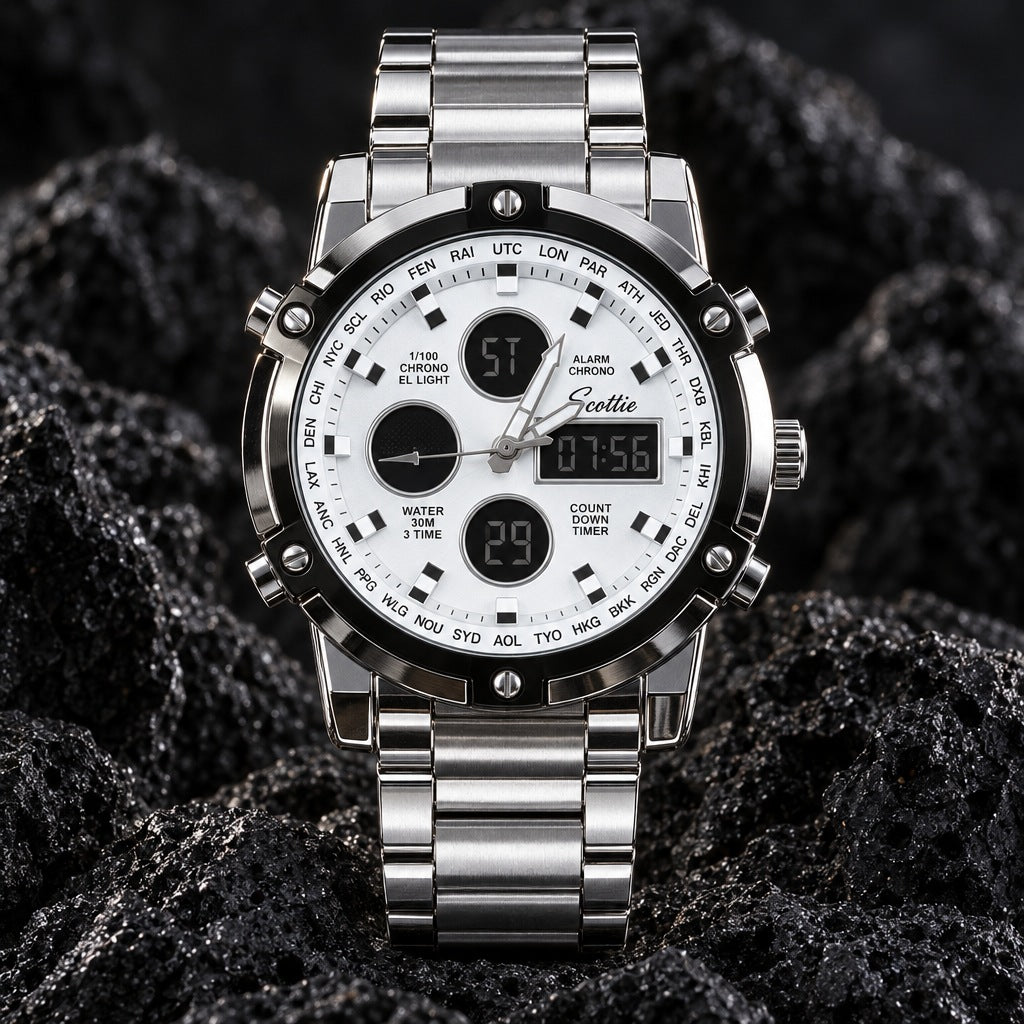 Reloj Scottie 1389 Plata Fondo Blanco – foto principal
