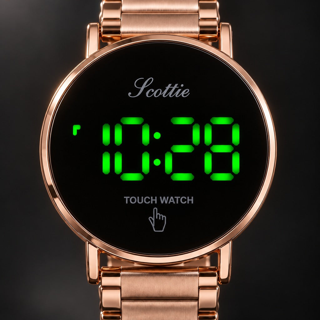 Reloj Scottie 1550 Touch Rosa – detalle del dial