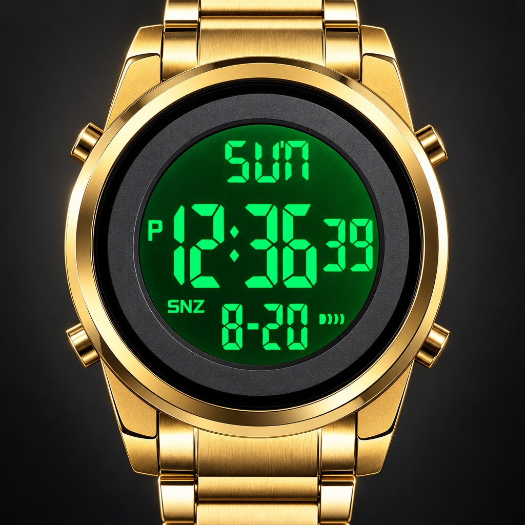 Reloj Skmei 1611 Dorado – detalle del dial