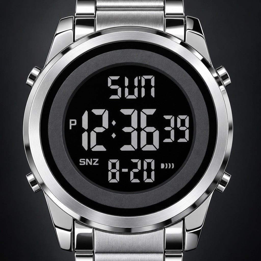 Reloj Skmei 1611 Plata – detalle del dial