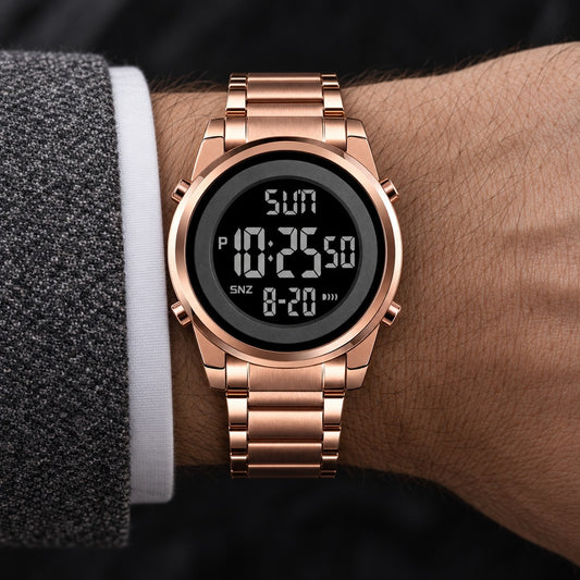 Reloj Skmei 1611 Rosa – en la muñeca