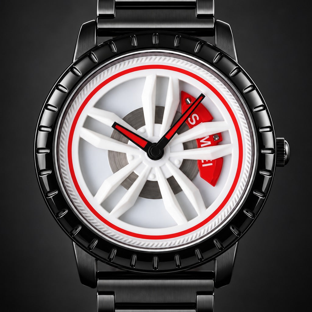 Reloj Scottie 1634 Rin Giratorio Blanco – detalle del dial